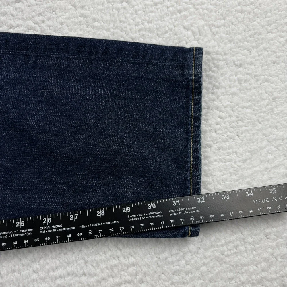 American Eagle Original Straight Jeans Mens 32x34 Blue Denim Cotton